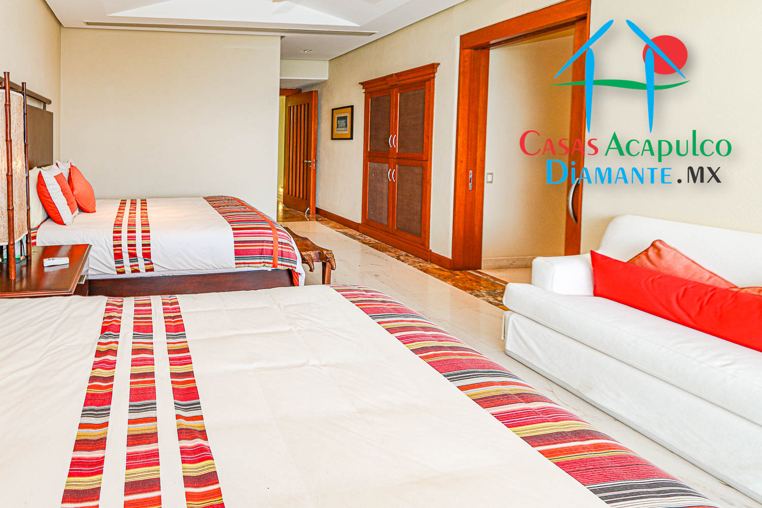 Villa Portofino - Recámara tres antes de Otis 7